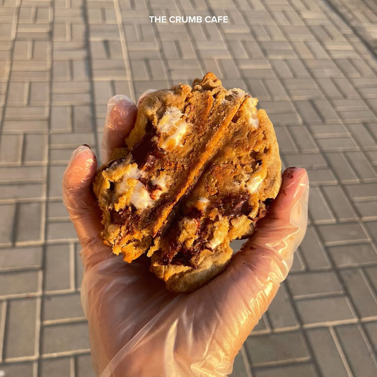 Mystery freshly baked cookie from the CRUMB cafe